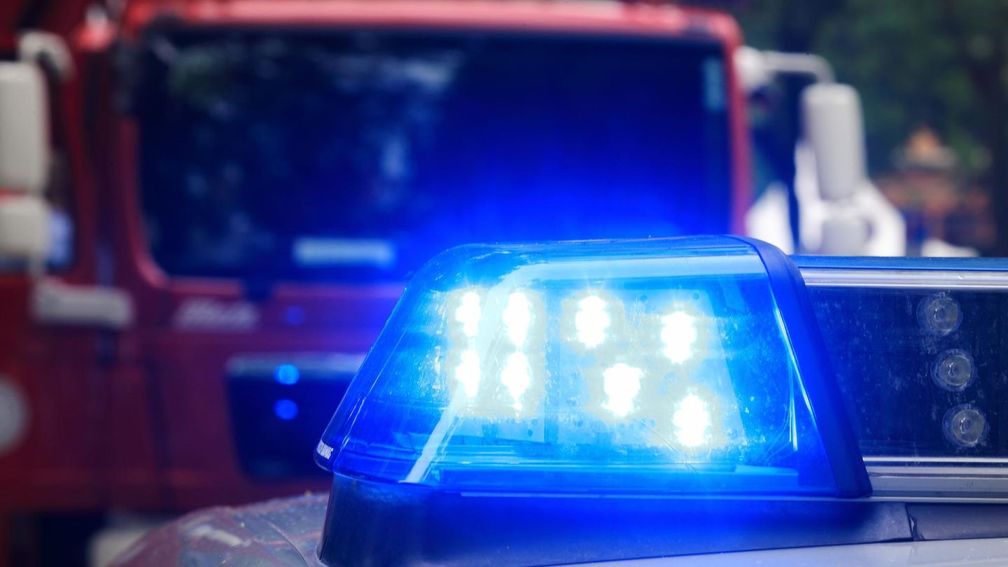 Ein Blaulicht als Symbolfoto
