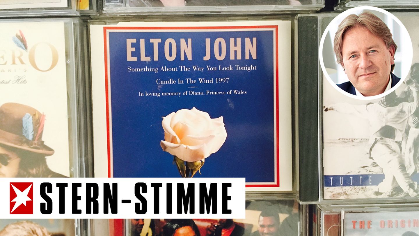 Elton Johns legendärer Diana-Tribute steht selbstverständlich auch in Frank Behrendts CD-Sammlung