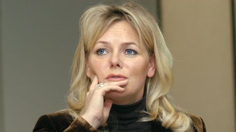 Ex-Tagesschau-Sprecherin Eva Herman bei einer Buchvorstellung 2003