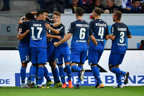 Die Hoffenheimer Spieler stellten sich gegen den FC Bayern München sehr clever an - und durften zwei Tore bejubeln