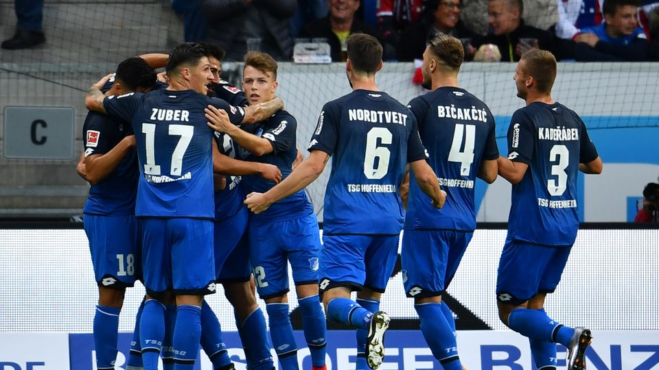Die Hoffenheimer Spieler stellten sich gegen den FC Bayern München sehr clever an - und durften zwei Tore bejubeln