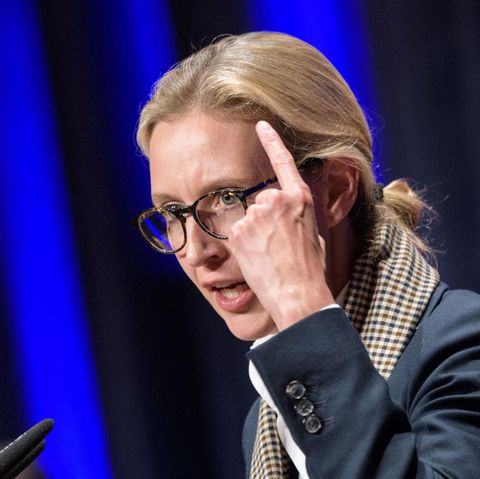 AfD-Politikerin Alice Weidel während einer Parteiveranstaltung in Pforzheim