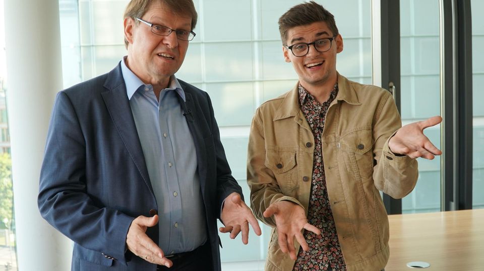 Ralf Stegner trifft Neon-Autor Miguel Robitzky Ralf Stegner trifft Neon-Autor Miguel Robitzky