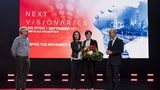 BMW Vorabend TED BMW-Vorstand Nicolas Peter und BMW Markenchefin Hildegard Wortmann