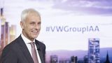 Matthias Müller, VW Konzernchef , will bei Elektroautos Gas geben