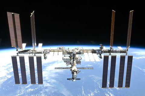 Die Raumstation ISS war gestern Abend besonders starker Sonnenstrahlung ausgesetzt