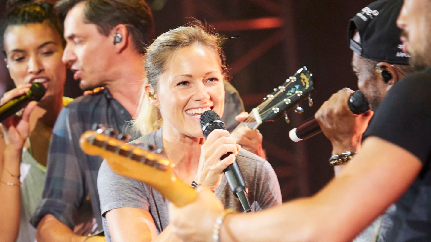 Helene Fischer probt für ihre neue Tournee in der Dortmunder Westfalenhalle