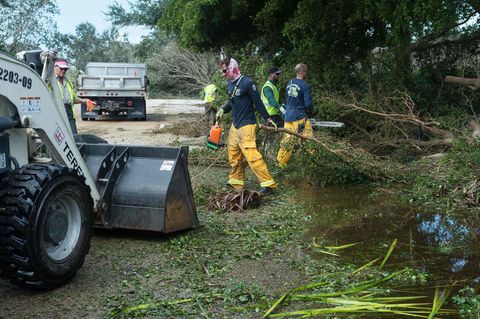 Aufräumen nach Hurrikan Irma in Florida