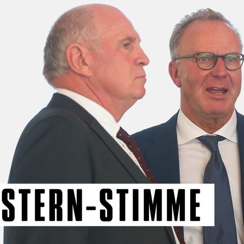 In der Spitze des FC Bayern herrscht Uneinigkeit zwischen Uli Hoeneß (l.) und Karl-Heinz Rummenigge (Archivbild)