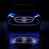 Das Laden des Mercedes Concept MQA erfolgt via Wallbox, drahtlos via Induktion oder am Schnelllader