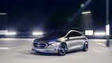 Die Plattform des Mercedes Concept MQA ist speziell für ein E-Mobil entwickelt