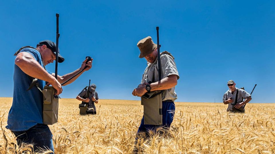 Die "Suidlanders" bereiten sich auf einen Bürgerkrieg vor, hier trainieren sie mit Funkgeräten
