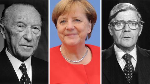 Adenauer bis Merkel: Das sind Deutschlands Bundeskanzler (a.D.)