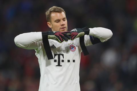 Manuel Neuer nach dem Sieg gegen Anderlecht - zufrieden war nur der Trainer