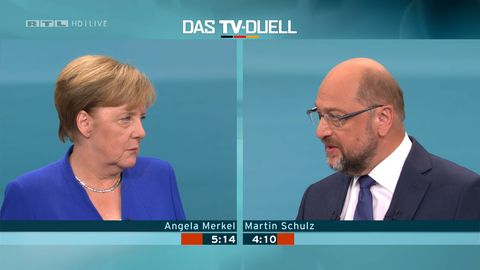 TV-Duell: Angela Merkel lehnt ein zweites Duell ab