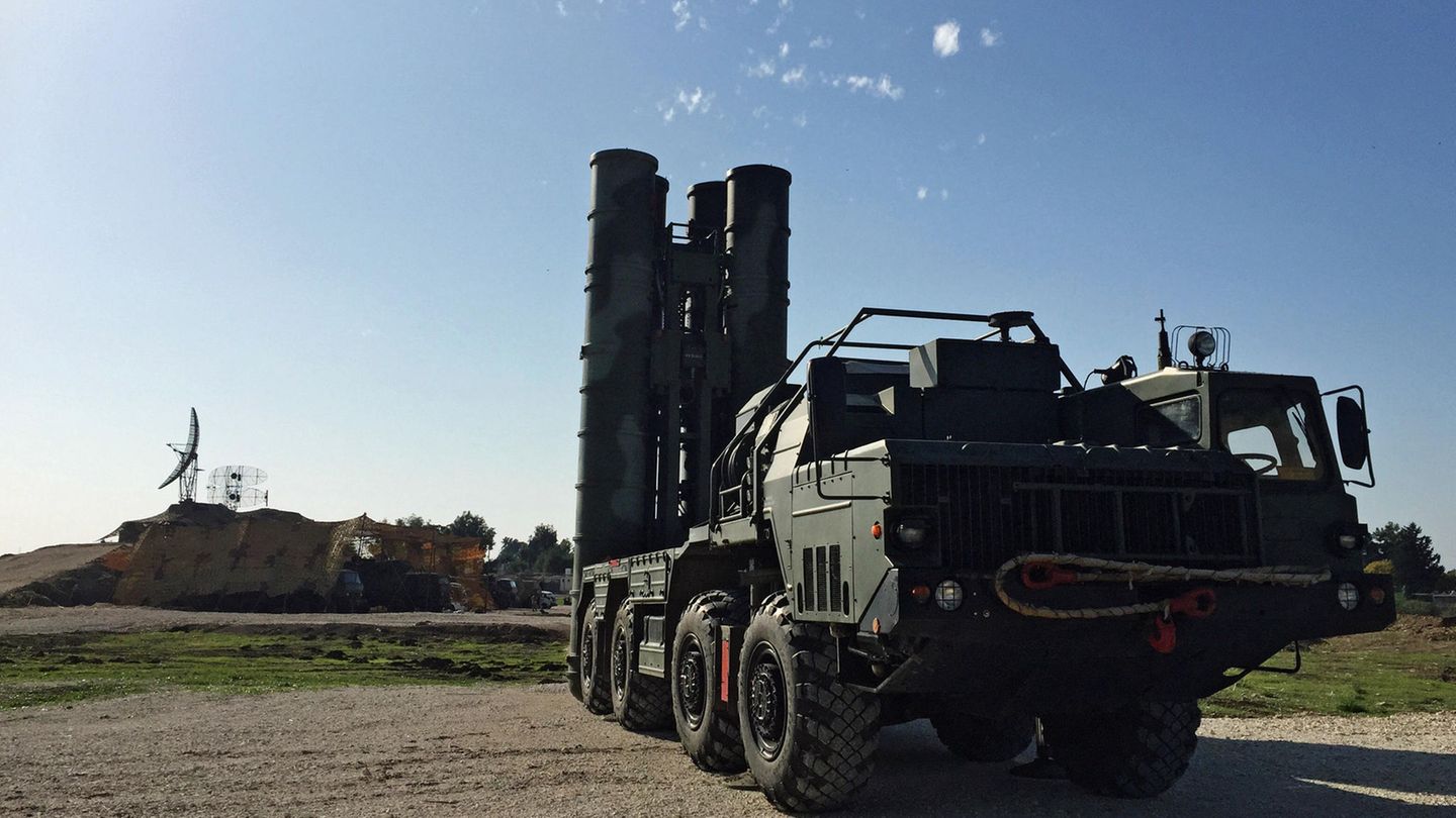 Diese S-400 wurde in Syrien aufgestellt.