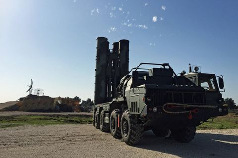 Diese S-400 wurde in Syrien aufgestellt.