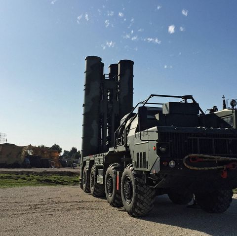 Diese S-400 wurde in Syrien aufgestellt.