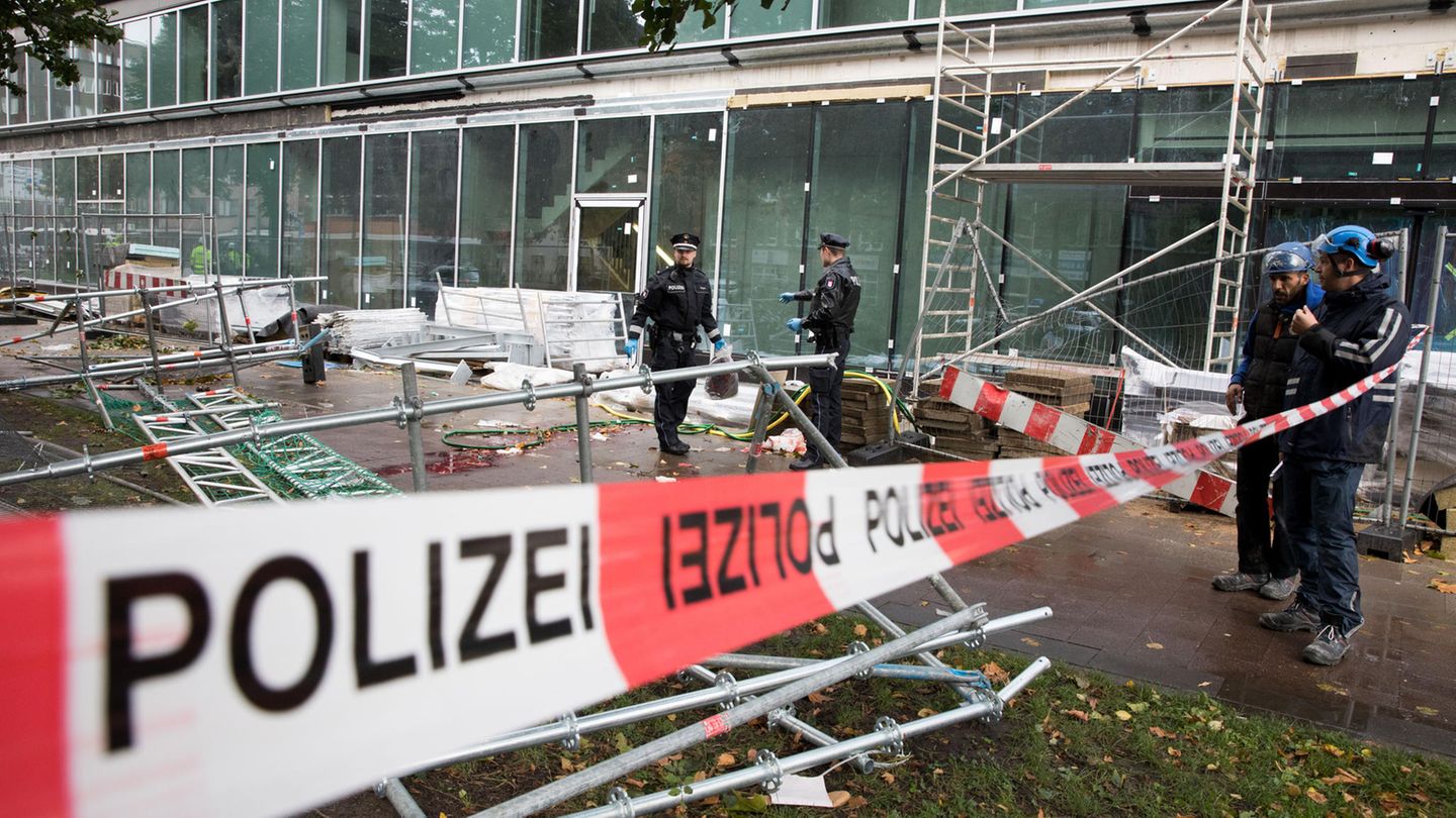 In Hamburg hat Herbststurm Sebastian ein Todesopfer gefordert