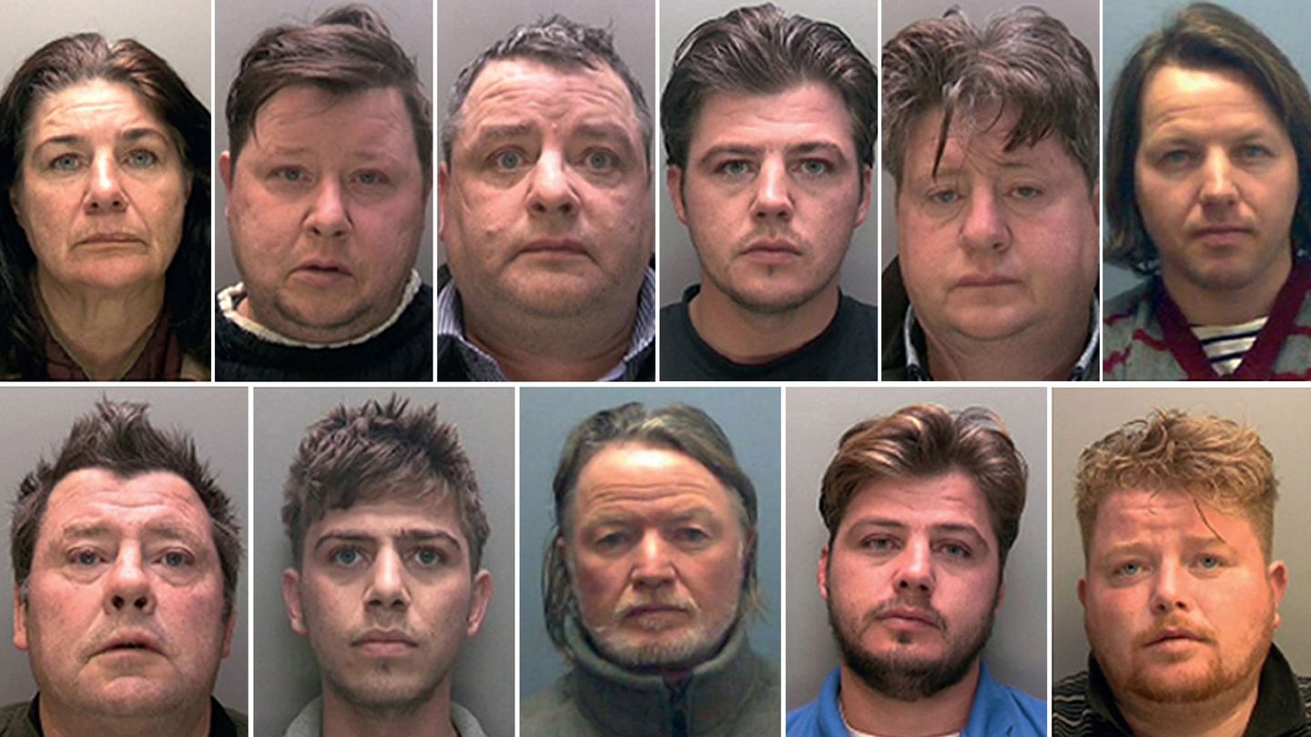 Die elf Verurteilen gehören einer Großfamilie im englischen Lincolnshire an