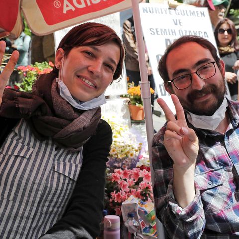 Nuriye Gülmen und Semih Özakca sind seit 190 Jahren im Hungerstreik