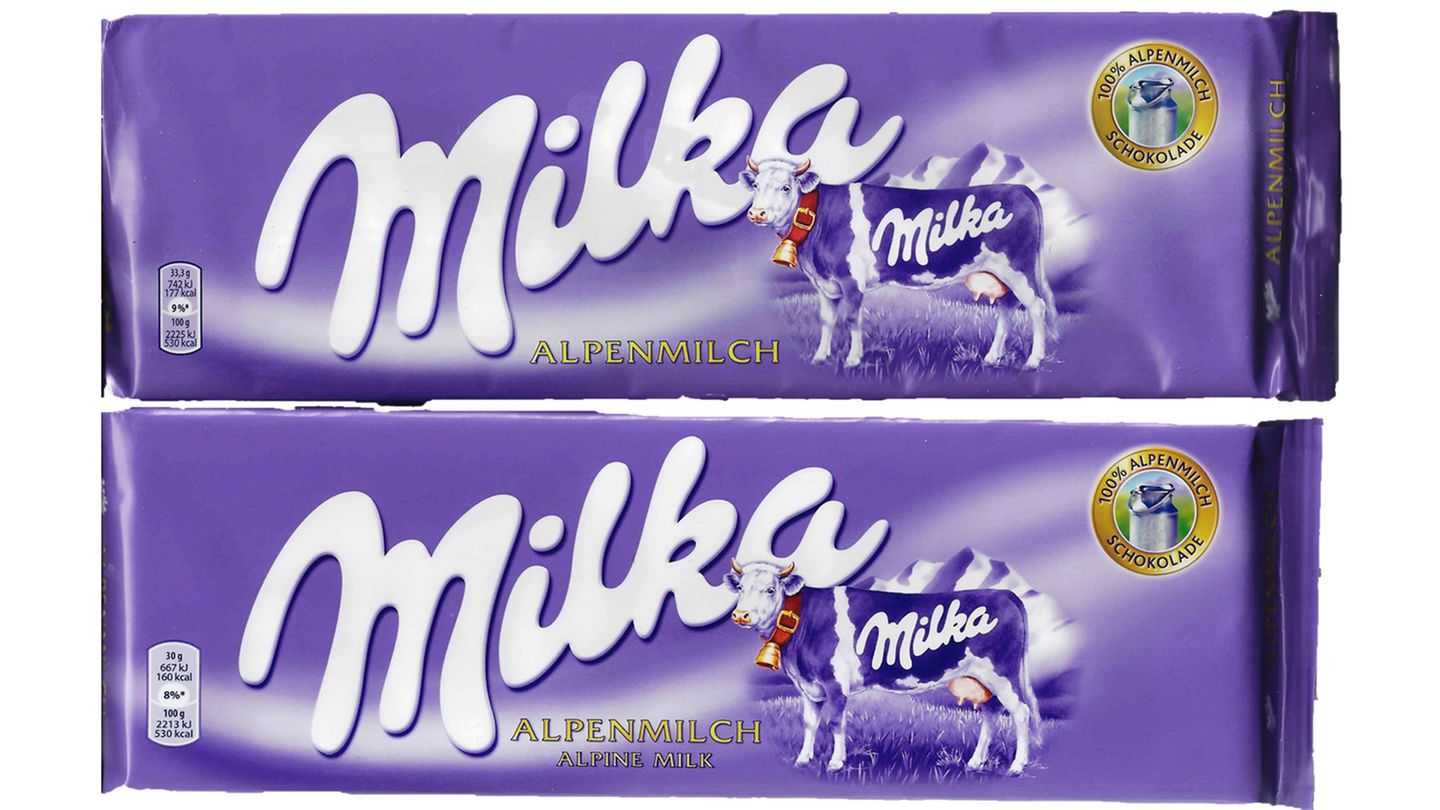 Milka Alpenmilch alt und neu