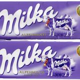 Milka Alpenmilch alt und neu
