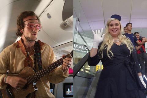 Flug nach Island: Ist das das beste Unterhaltungsprogramm an Bord eines Flugzeuges?