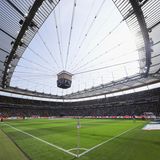Die Commerzbank-Arena (48.000 Sitzplätze) am DFB-Standort Frankfurt
