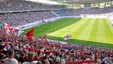 Red-Bull-Arena in Leipzig (knapp 43.000 Zuschauer)