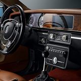 Auch der Innenraum verströmt Retro-Charme