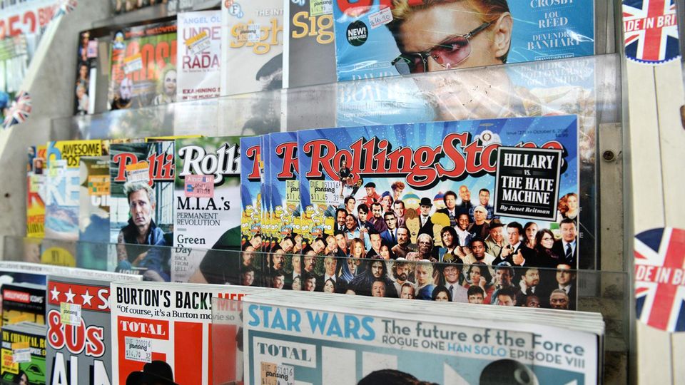 "Rolling Stone" Gründer Jann Wenner gründete das Magazin 1967 als Student in Kalifornien.