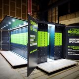 Die Container werden aber nicht nur zu Wohnraum umgestaltet. Auch Schlüsselfächer können eingebaut werden.