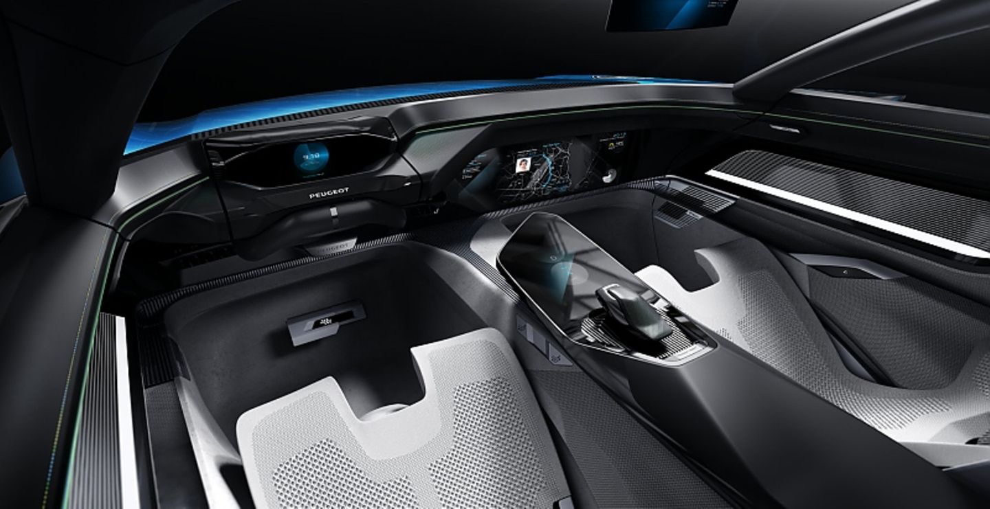 Das Cockpit des Peugeot Instinct Concept