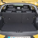 Die Rückbank lässt sich geteilt umlegen