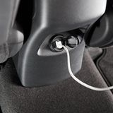 Im Fond gibt es einen USB-Port