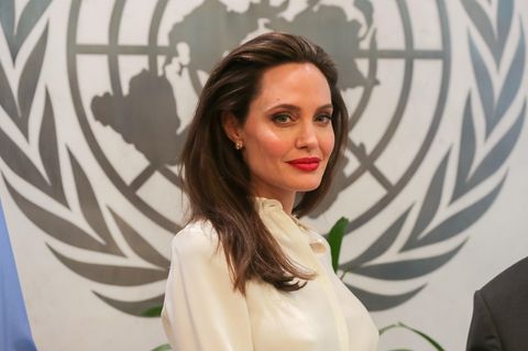 Angelina Jolie setzt sich für Rohingya-Minderheit in Myanmar ein: Die Schauspielerin im UN-Büro in New York