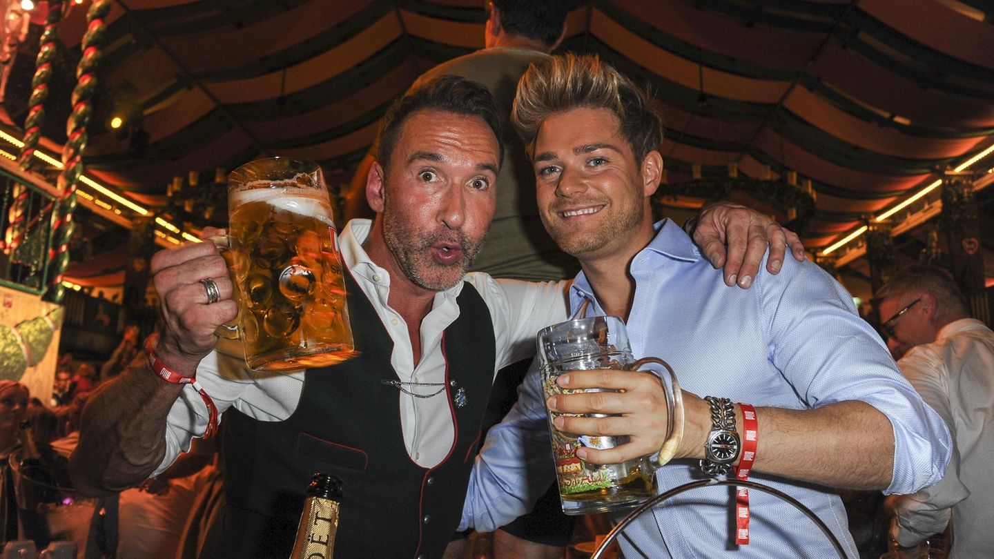 Jochen Brendl (l), mit Mann Matthias Brendel