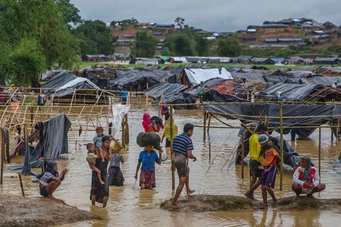 Rohingya Flüchtlinfgslager in Bangladesch