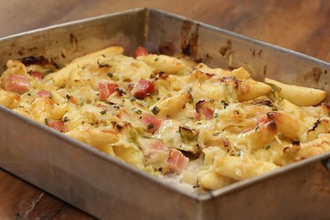 Schupfnudel-Wirsing-Gratin mit Kasseler: Diese deftige Auflaufidee wird Sie verzaubern