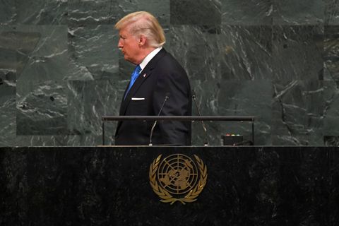 Donald Trump vor der UN
