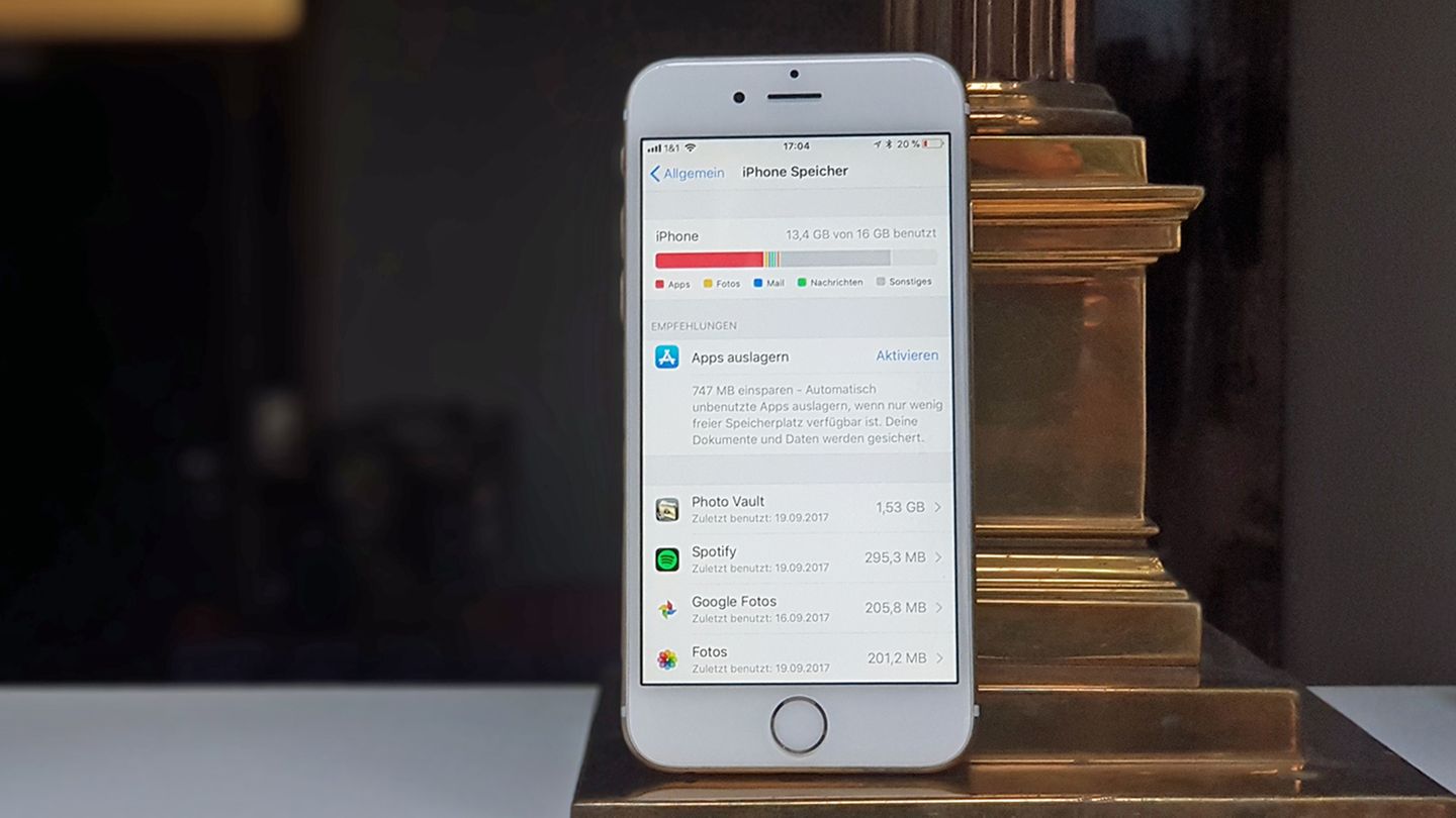iOS 11 versteckte Tricks App-Speicher sparen iOS 11 versteckte Tricks App-Speicher sparen