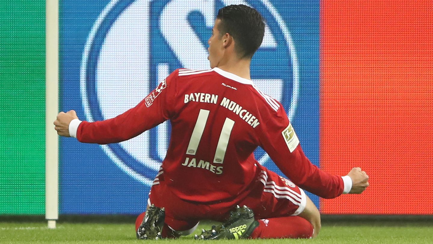 Neuzugang James brachte den FC Bayern München mit dem 2:0 endgültig auf die Siegerstraße