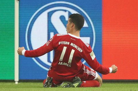 Neuzugang James brachte den FC Bayern München mit dem 2:0 endgültig auf die Siegerstraße