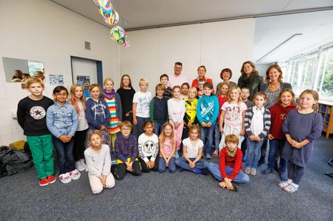 Schleswig-Holsteins Bildungsministerin Karin Prien zu Besuch in einer Grundschule in Schilksee
