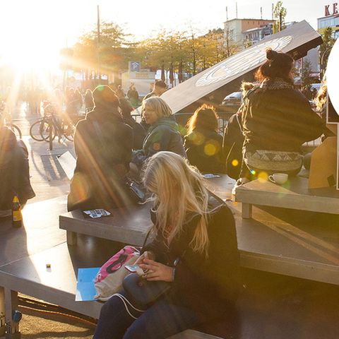 Der Spielbudenplatz beim Reeperbahn Festival