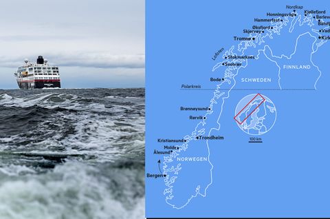 Reiseziel Norwegen: Linienschiffe der Hurtigruten – mit Volldampf zum Polarkreis