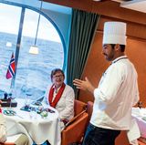 Der Küchenchef bringt vor allem Fisch auf den Tisch. Sollte man mögen