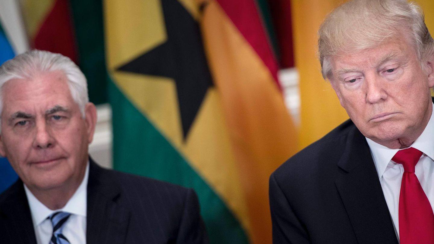 Donald Trump und Rex Tillerson