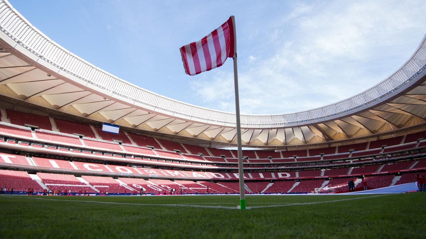 Das neue Stadion von Atletico Madrid, das Estadio Metropolitano, wo 2019 das Champions LEague Finale stattfindet